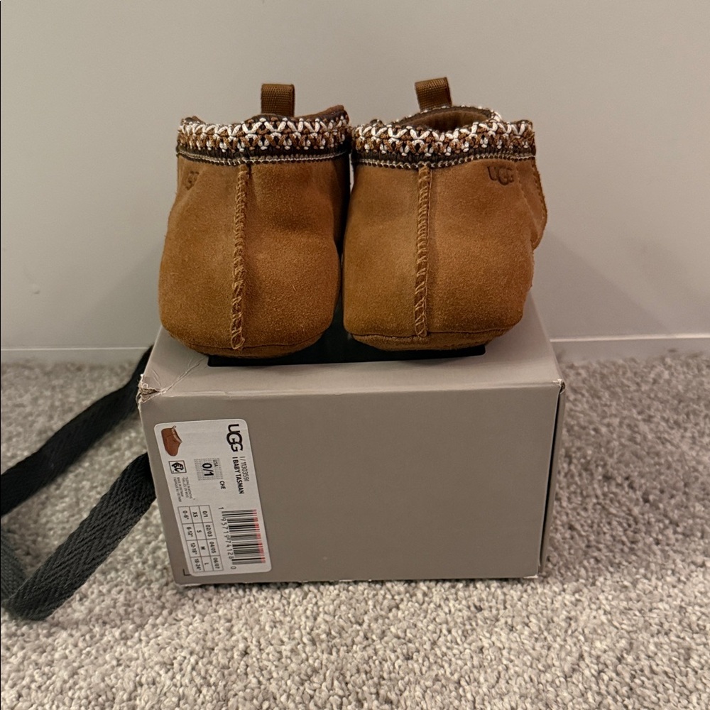UGG Tan Kids Slippers